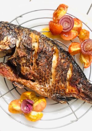 A picture of Simple Air Fryer Fish - Crispy Tilapia.