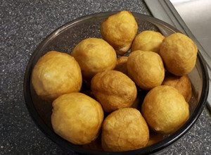A picture of Jamaican Fried Dumplings.
