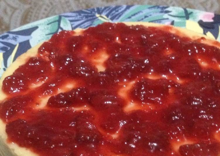 Resep Strawberry cheese cake yang Enak Banget