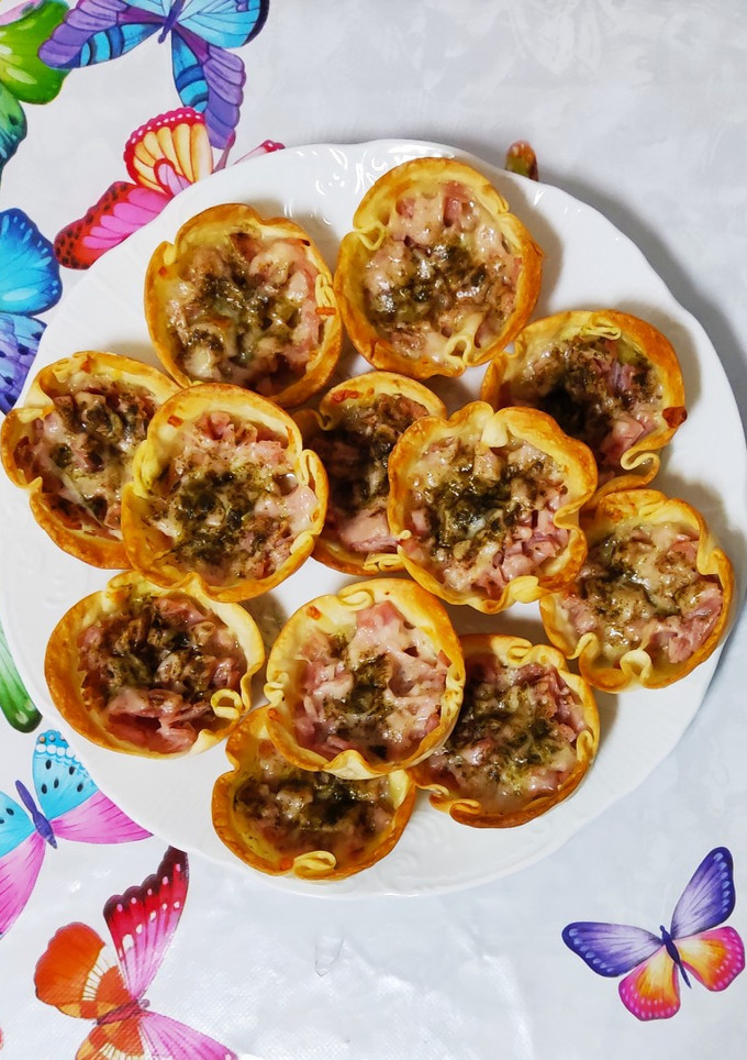 Una foto de Aperitivo con obleas 1