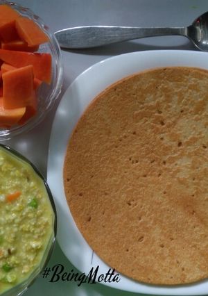 A picture of Vegetables Oats porridge.