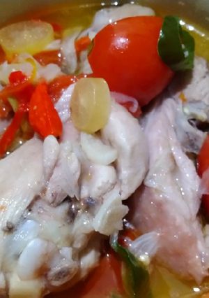 Foto resep Garangasem ayam kuah santan