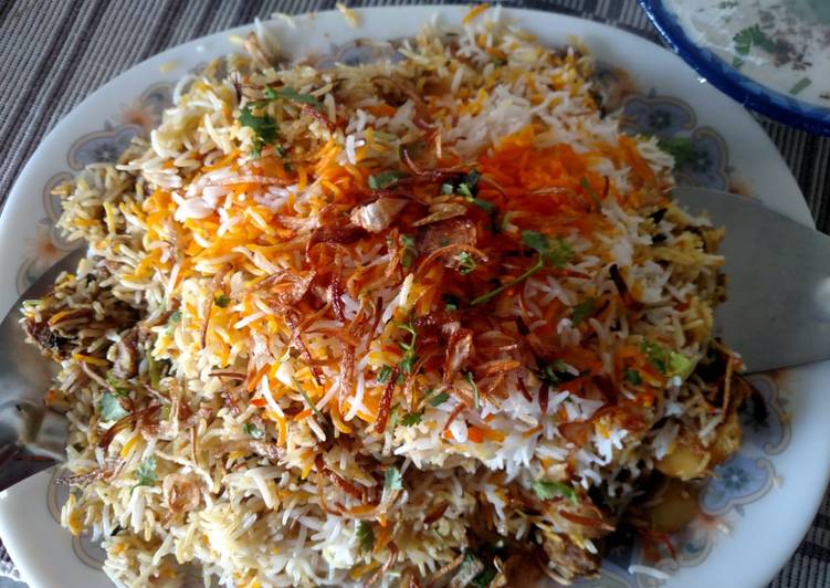 Recipe of Ultimate Cookpadapp#My compitation post #Beef biryani