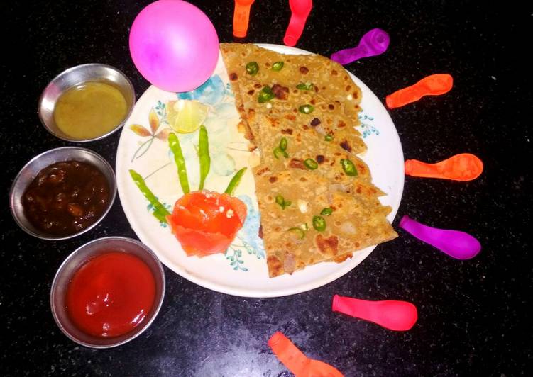 Easiest Way to Make Quick Poppy seeds and dessicated coconut paratha