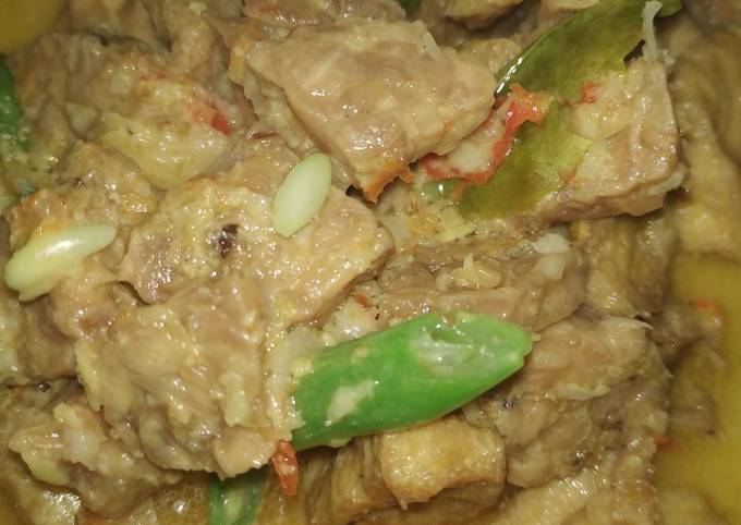 Resep Tumis Sayur santan tahu tempe buncis yang Menggugah Selera