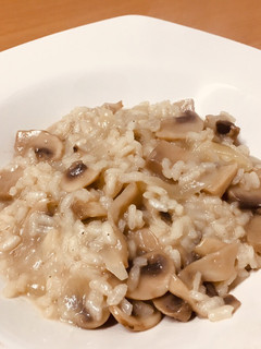 Una foto de Risotto de champiñones