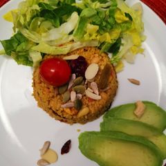 A picture of Couscous weekday dinner.