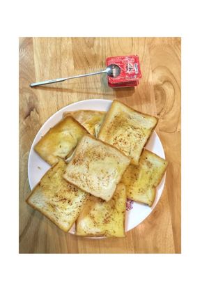 Hình của món Bánh mỳ áp chảo với bơ.