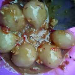 Cilok isi keju bumbu kacang রেসিপির প্রধান ছবি