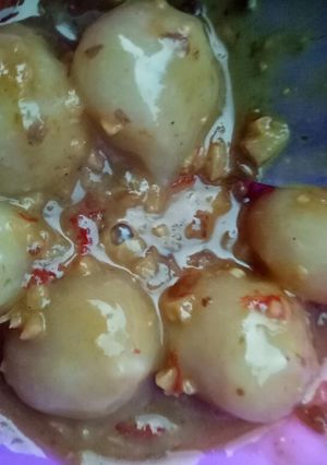 Foto resep Cilok isi keju bumbu kacang