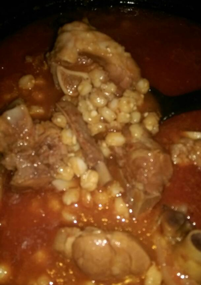 Una foto de Pozole de Puerco