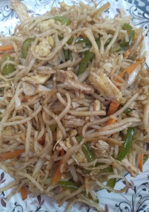 A picture of Hakka Noodles.