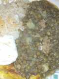 Lentejas con carne molida!