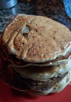 Una foto de Hot-Cakes De Bananas Caseros