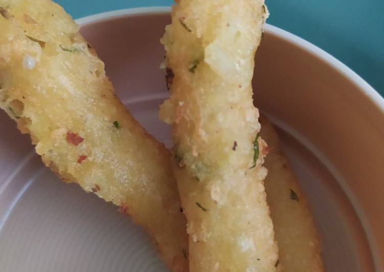 Resep Stik kentang keju oat untuk 👶GTM Anti Gagal