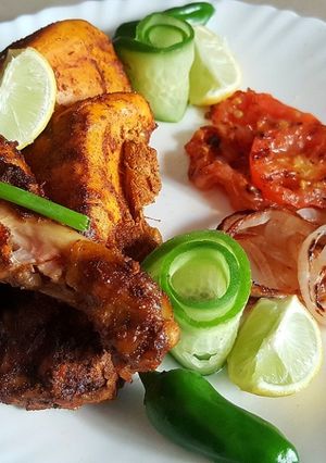 A picture of Chicken Tadoori Tikka.