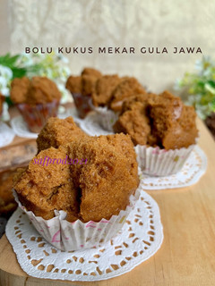 Foto resep Bolu Kukus Mekar Gula Jawa