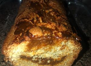 Una foto de Budín de Dulce de Leche y Coco rallado