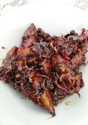 Foto resep Asin cumi gula merah