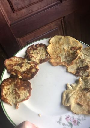 Una foto de Hotcake de banana con 3 ingredientes sin tacc para bebés y grandes