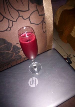A picture of Zobo drinks with a little twist.