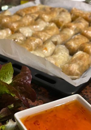Una foto de Rollitos vietnamitas Nems 🫔