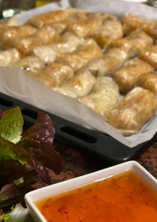Una foto de Rollitos vietnamitas Nems 🫔