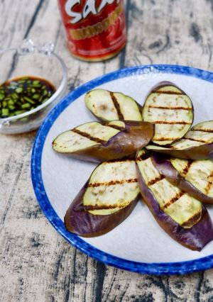 Hình của món Cà Tím Áp Chảo (Món chay).