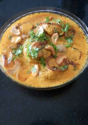 A picture of Malai kofta.