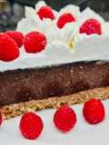 Cheesecake fredda vegan al cioccolato