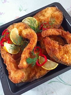 Rántott ponty patkók recept fotója