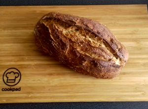 Une photo de Pain maison levain à la bière