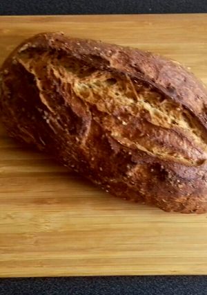 Une photo de Pain maison levain à la bière
