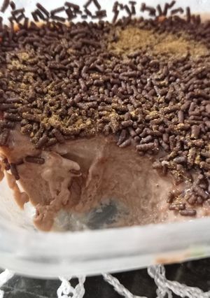 Foto de Sorvete de brigadeiro simples