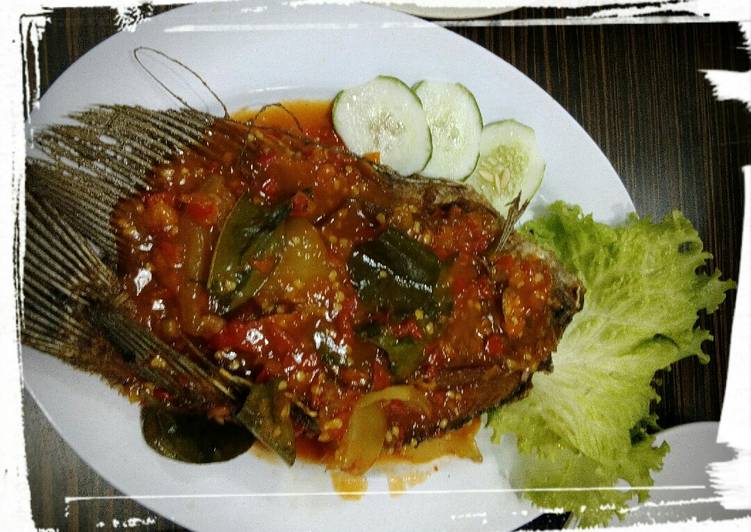 Resep Mujair pedas manis yang enak