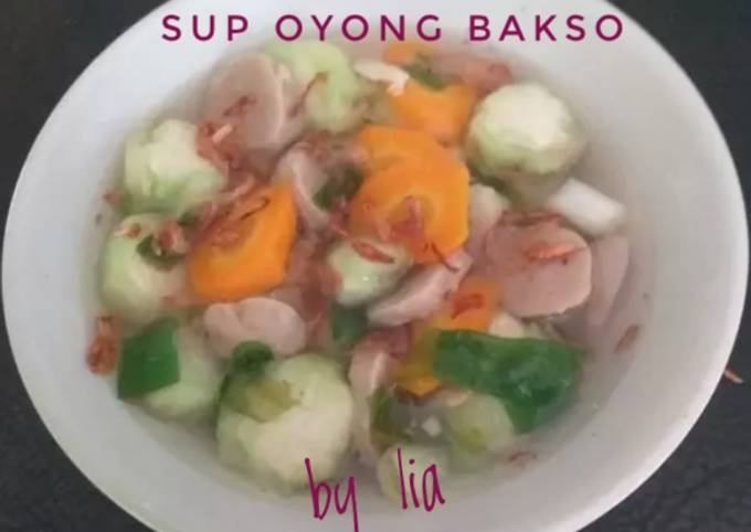 Resep Sup Oyong Baso yang Enak Banget