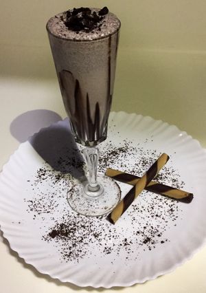A picture of Creamy Oreo Shake without sugar.