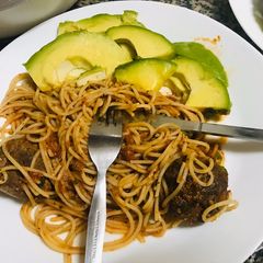 A picture of Spaghetti and meatballs recipe.