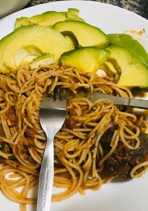 A picture of Spaghetti and meatballs recipe.