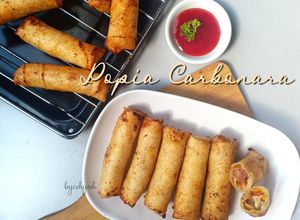 Gambar Popia Carbonara Simple