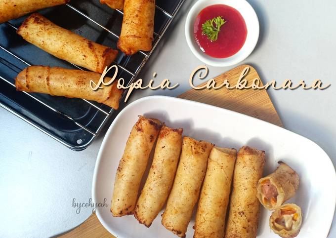 Resipi Popia Carbonara Simple Oleh Bahiah Saripuddin Cookpad