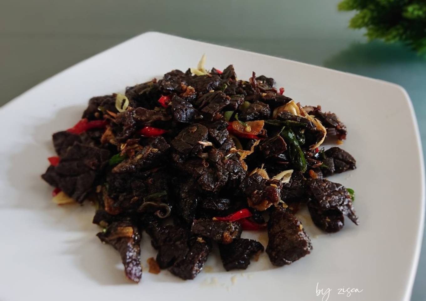 Oseng Paru Sapi