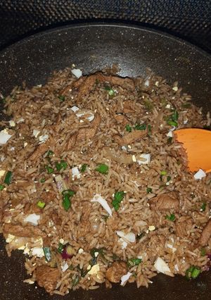 Una foto de Arroz Chaufa a mi estilo