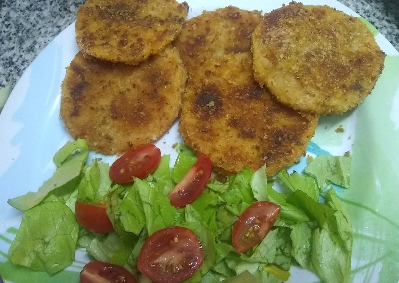 Milanesa de calabaza