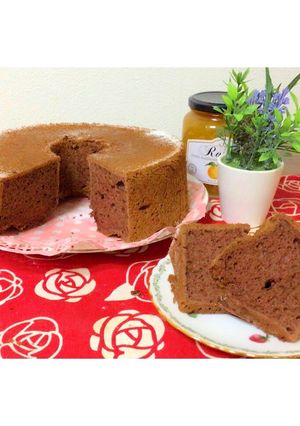 Foto resep Chocolate Chiffon Cake (Putih Telur)