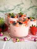 Mousse de morango
