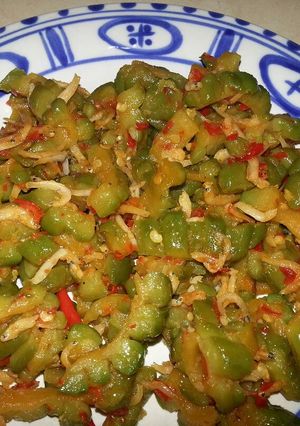 Foto resep Tumis pare teri medan