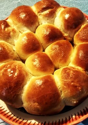 Mézes puha zsemle recept fotója