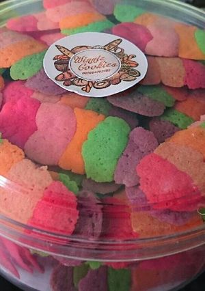 Foto resep Lidah kucing rainbow