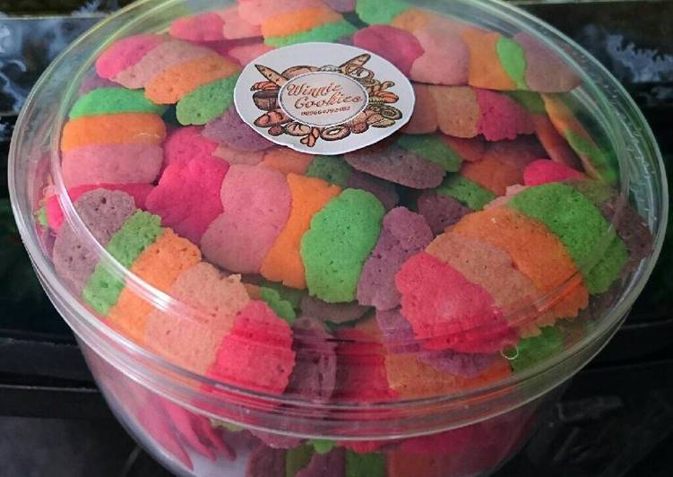 Resep: Di RumahLidah kucing rainbow